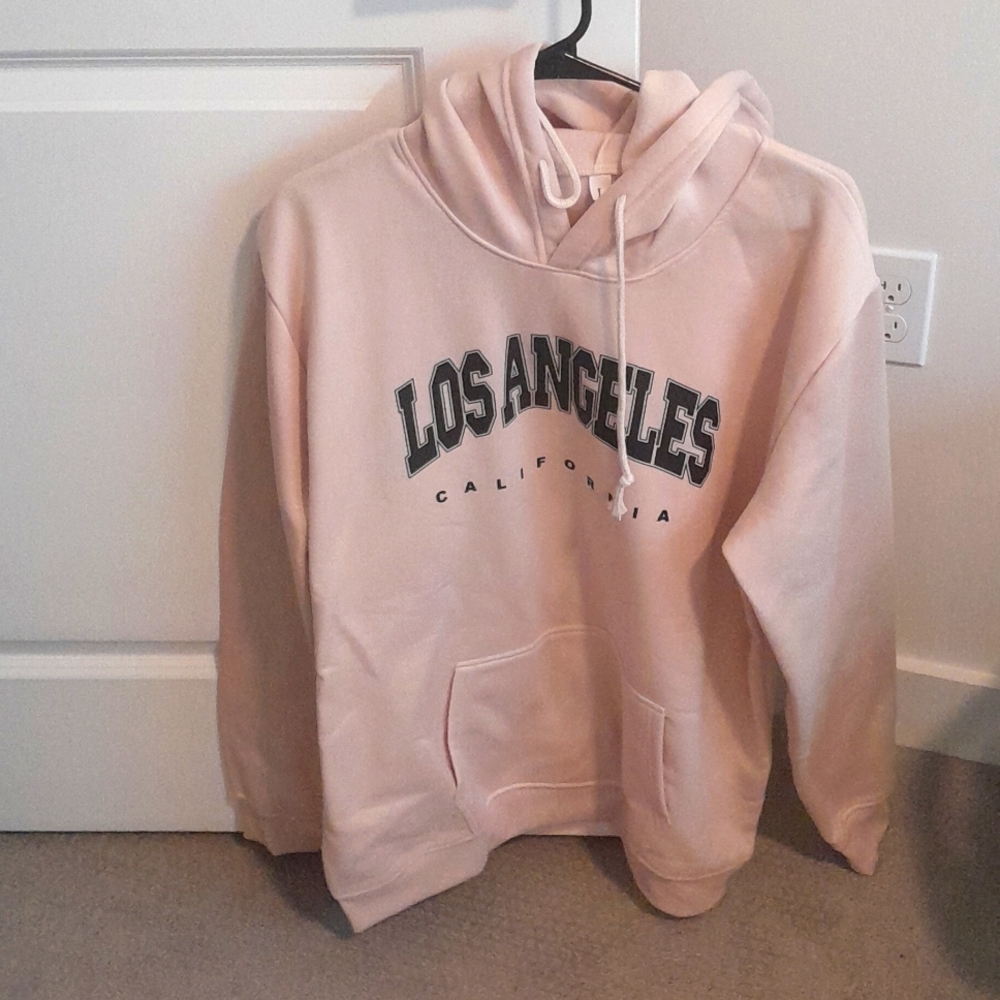 Los Angeles California Men's Hoodie. Large. Beige. Brand New. No Tag.